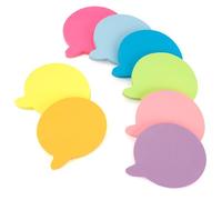 Notes Adhésives Bulles 656 Feuilles - 8 Couleurs Fluorescentes 70x70mm pour Marquer Pages Autocollants Brillants Réadhésifs pour Bureau, Étudiants, Cadeaux Kawaii