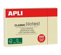 Notes adhésives 'CLASSIC Notes!', 40 x 50 mm, jaune