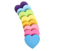 Notes Adhésives en Forme de Cœur, Lot de 8 Notes Autocollantes Colorées Petites Note Autocollant Mignonnes Blocs-Notes Feuillets Autocollants Sticky Notes Pour Bureau Maison Étudiants