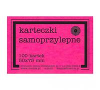 Notes adhésives fluo 50x75mm 100K rose