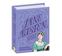 Notes adhésives Jane Austen The Unemployed Philosophers - Littérature classique sur le thème de la littérature 8,3 x 10,8 cm Livret avec notes individuelles auto-adhésives à l'intérieur