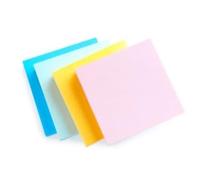 Notes adhésives Memo Sticky Notes, Notes autocollantes, 50 feuilles/bloc, amélioration du rendu, fournitures scolaires
