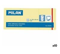 Notes adhésives milan 3 in 1 jaune 10 unités 38 x 50 mm