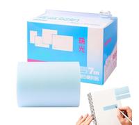 Notes adhésives pailletées de 7 m à découper, esthétique, papeterie | Bloc-notes adhésives étincelantes pour étudiants, enseignants, école, bureau, journaux, documents, manuels