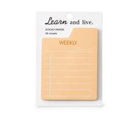 Notes adhésives Planner Repositionnables, Plan hebdomadaire