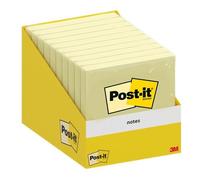 Notes Adhésives Post-it 7100317841 Jaune 76 x 76 mm A7 Standard