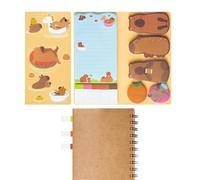 Notes adhésives pour, bloc-notes adhésifs de dessin animé, marqueurs adhésifs pour rappels quotidiens, notes adhésives réutilisables pour manuels scolaires, agendas, bureau, organisation du