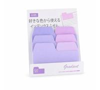Notes Adhésives Repositionnables en, Dégradé violet (modèle long)