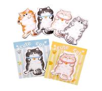 Notes adhésives sur le thème du chat, bloc-notes adhésives pour étudiants, pour , adultes, enseignants, étudiants, bureau, affaires, université, classe quotidienne et