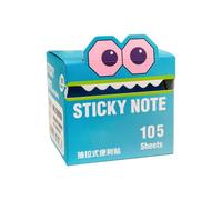 Notes adhésives transparentes, 105 feuilles avec dégradé, forte adhérence