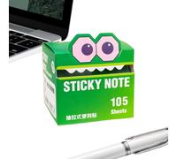 Notes Adhésives Transparentes 105 Feuilles Détachables Adhérence Forte