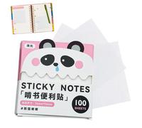 Notes Adhésives Transparentes Blocs-Notes Extractibles Réutilisables