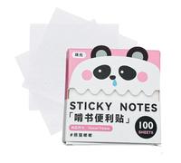 Notes adhésives transparentes esthétiques et translucides | Blocs-notes pour écrire, planifier des études, l'école, le bureau, le travail, la papeterie, le bureau, la maison