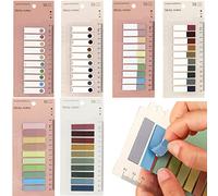 Notes Autocollantes,1200 pcs Onglets d'Index Collants Marqueurs De Page Index Drapeaux Inscriptibles Et Repositionnables,pour Étiquettes Séparateur, Notes, Classer des Fichiers