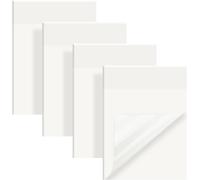 Notes Autocollantes,200 Pcs Transparent Post Sticky It Notes,Feuilles Note Autocollantes Transparent Imperméable,7,0x9,5 Cm Répétable Utilisation,Pour Bureaux,Ménages Et Les Etudiants