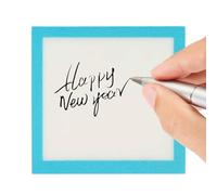 Notes autocollantes - 7 x 7 cm - Grands marqueurs mémo scintillants - Blocs de notes repositionnables - Drapeaux d'apprentissage lumineux et décoratifs pour l'école, la salle de classe, le bureau, les