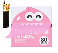 Notes autocollantes 80 feuilles Fournitures de bureau extensibles mignonnes