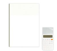 Notes autocollantes claires 50 feuilles de papier autocollant imperméable