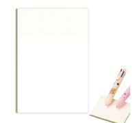 Notes autocollantes claires 50 feuilles de papier autocollant imperméable