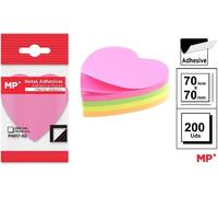 Notes autocollantes Coeur 70x70mm 200pcs