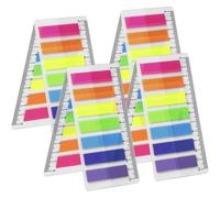 Notes Autocollantes Colorées, 1120 Signets Adhésifs, Notes Autocollantes, Étiquettes D'index Transparentes Avec Règle