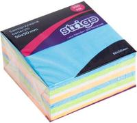 Notes autocollantes colorées 50x50mm - 250 pièces dans des tons néon et pastel, idéales pour l'organisation, les notes et les projets créatifs !