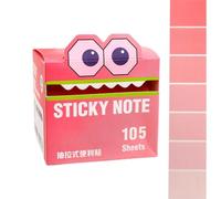 Notes autocollantes dégradées - Ensemble de 105 feuilles de bloc-notes réut