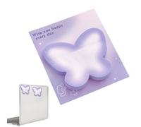 Notes Autocollantes Dégradées - Jolies Feuilles De Mémo Déchirables Avec Adhésif Puissant | Blocs De Messages Pour Étudiants, Notes Publiées, Papeterie Scolaire, Note De Rappel Colorée Pour Une Utilis