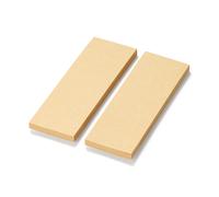 Notes autocollantes entièrement adhésives en papier kraft - Unies, lot de 2 Brun Pâle One Size