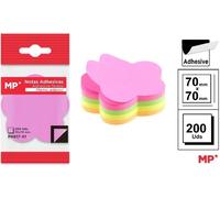 Notes autocollantes Fleur 70x70mm 200pcs