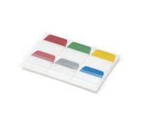 Notes autocollantes indexées transparentes - 25 mm, lot de 6 One Colour One Size