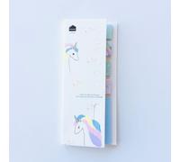 Notes Autocollantes Licorne Arc-En-Ciel De Dessin Animé Kawaii, Papeterie Pour Journal Intime, Flocons Scrapbook Décoratif Mignon N Times