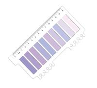 Notes autocollantes - Lot de 200 cartes d'index de pages colorées, étiquettes lumineuses amovibles aident à mettre en évidence les points clés et le matériel d'étude, l'autocollant lisse