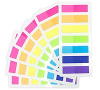 Notes Autocollantes Marque Pages,Ensembles Marqueur de Page Onglets D'Index,Autocollants de Texte en Film Transparent,Marque Pages ,pour Étiquettes Onglets Séparateur Guides D'index