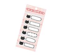 Notes autocollantes - Marqueurs de page - Onglets longs - Marqueurs de pages - Couleurs vives - Étiquettes inscriptibles - Bloc-notes de dessin animé