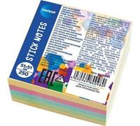 Notes autocollantes mixtes 5 couleurs pastel 250 pcs.