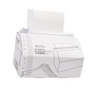 Notes autocollantes multi-usages avec cutter de sécurité intégré, 8,74 m de long, feuille de notes détachable, bloc-notes autocollant pour les notes sur le mur à la maison