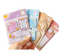 Notes autocollantes, Notes et bloc-notes multicolores(Color 5 4pcs mix)