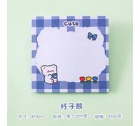 Notes Autocollantes Ours Potelé Kawaii, Bloc-Notes, Marque-Pages Mignon N Times, Papeterie De Bureau, Fourniture De Journal Planificateur