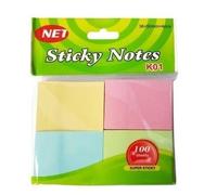 Notes autocollantes pastel 38x50mm 4x100K