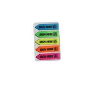 Notes autocollantes, Post-it Notes 100 pièces, onglets d'indexation multicolores, drapeaux for la lecture de marqueurs de livres(WHITE)