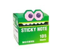 Notes Autocollantes Transparentes 105 Feuilles Détachables Adhérence Forte
