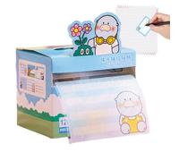 Notes Autocollantes Transparentes Pailletées 120 Feuilles Papeterie