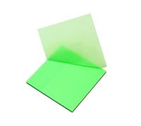 Notes Autocollantes Transparentes,Transparent Sticky Notes,Bloc-notes Adhésives Imperméables,Marqueurs de Page étanches,Rappel de Message,Pour Documents,Des livres,Lecture,75x75mm,50PCS (Vert)