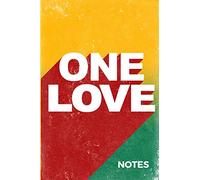Notes: Carnet de notes One Love - Thème Jamaïque - Bob Marley - Carnet de notes amour