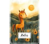 Notes: Carnet tendresse Charmant Poulain | Journal Créatif Mix Ligné et Bullet journal | Cahier Ludique pour Ados et Adultes
