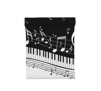 Notes clés du Piano, Sac de Rangement pour Femmes, Portefeuille supérieur à Presser, Petit Porte-Monnaie, Pochette de Changement