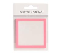 Notes collantes - 2,99x2,99 pouces paillettes Blocons de bloc-notes collants pour une utilisation scolaire, marqueur de page autonome avec des couleurs vives et un adhésif fort, des accessoires de pap