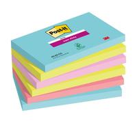 3M 655-6SS-MIA Post-it Rectangle Bleu, Rose, Rouge, Jaune Auto-adhésif