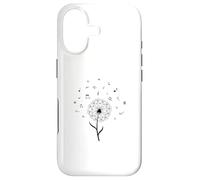 Notes de Musique Amusantes Fleur de Pissenlit Coque pour iPhone 17